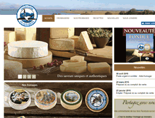 Tablet Screenshot of fromagesileauxgrues.com